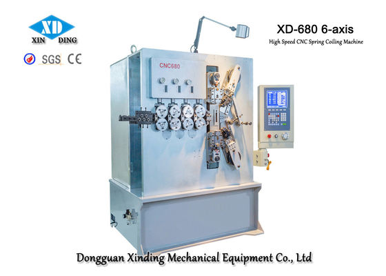 3.00 - 8.00mm Six Axis CNC Coil Spring Machine With Servo Motion System