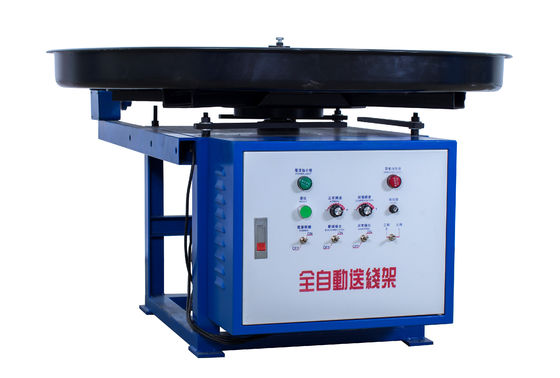 Forward / Reversal Rotation Wire Decoiler 500kg With Wrap Lines Warning Function