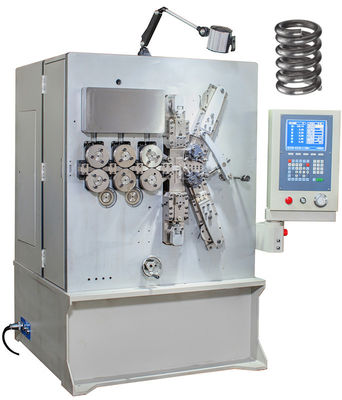 Wiertło osiowe osi 5 osi osiowej CNC z systemem Servo Motion / Spring Making Machinery