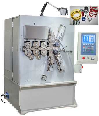 2.00 - 6.00mm pięciomaosiowa CNC Wiosna Sprężyna Maszyna Z Servo Motion System