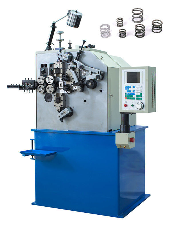 Automatyczna kompresja Maszyna do formowania sprężyn CNC z silnikiem Servo 3,8 KW / 2,7 KW